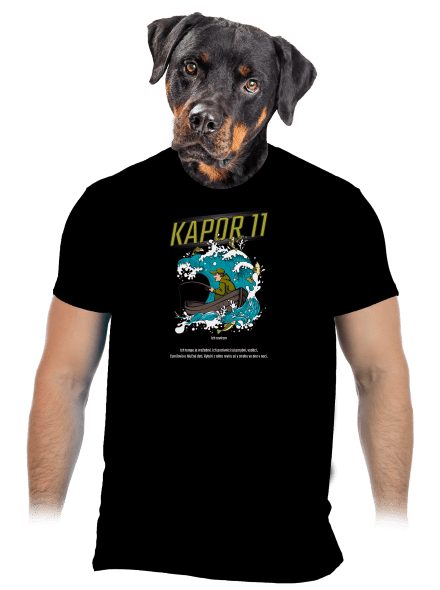 Kapor 11 pánske tričko Black