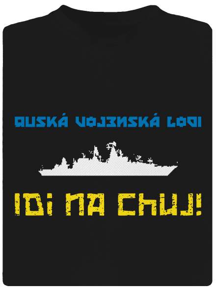 Ukrajina - Lodi idi na chuj detské športové tričko Black