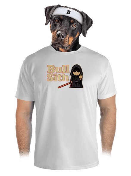 Bull sith pánske športové tričko White