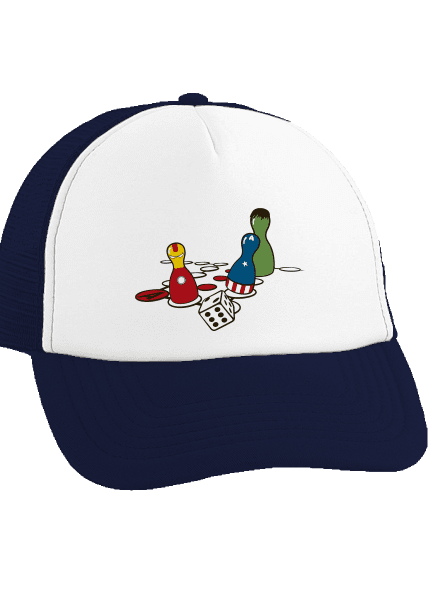 Superhrdina nehnevaj sa šiltovka truckerka French Navy cap