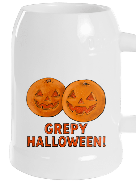 Grepy Halloween polliter White