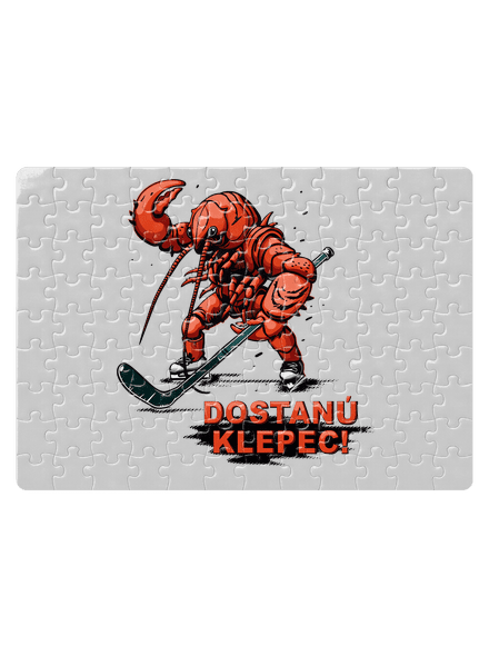 Dostanú klepec puzzle White