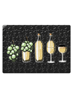 Evolúcia bieleho vína puzzle White