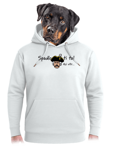 Spadlo ti to unisex mikina premium Snowwhite