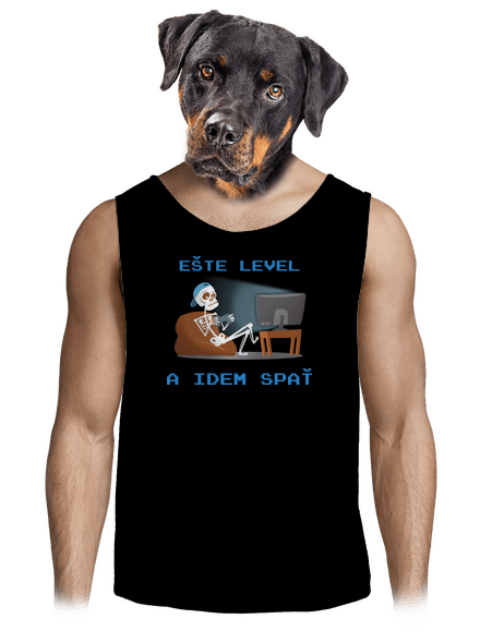 Ešte level pánske tielko Black