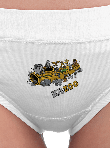 KaZoo dámske nohavičky White