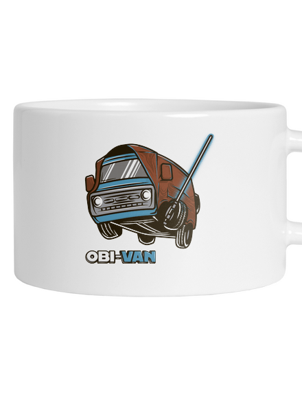 Obi Van hrnček makronka White