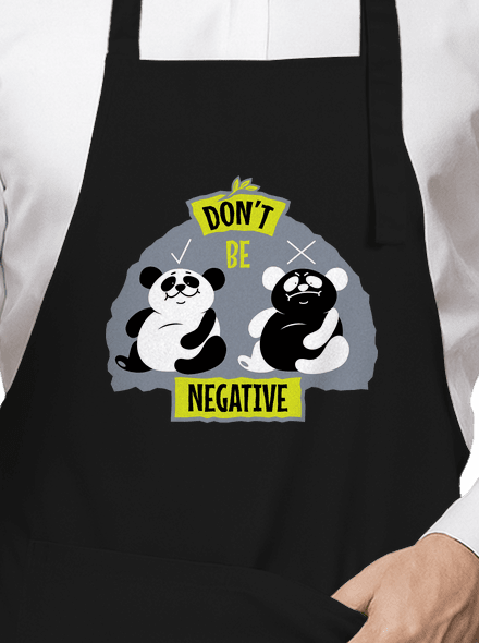 Don't be negative zástera Black