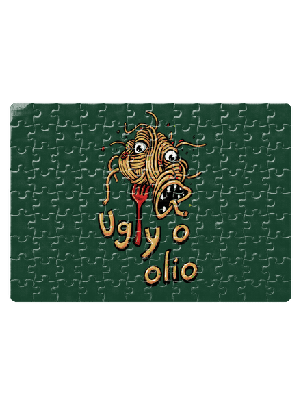 Ugly o olio puzzle White