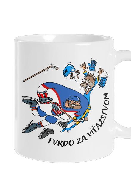 Tvrdo za víťazstvom klasický hrnček White