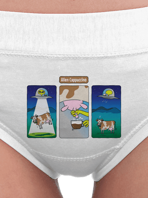 Alien Cappuccino dámske nohavičky White
