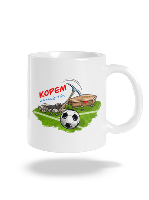 Kopem za svoj tím klasický hrnček White