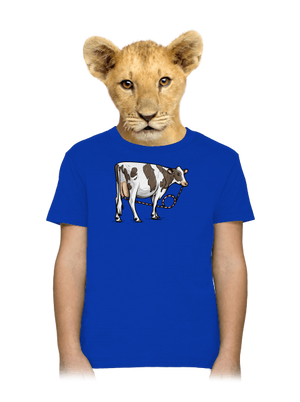 Cow drink detské tričko Royal Blue