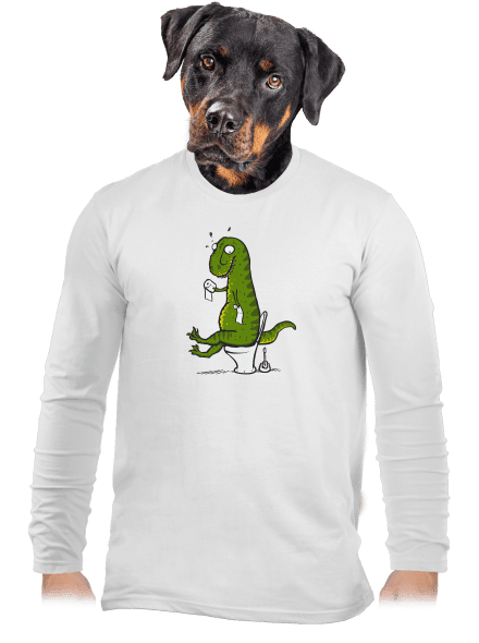 Rexíkův problém pánske dlhý rukáv White
