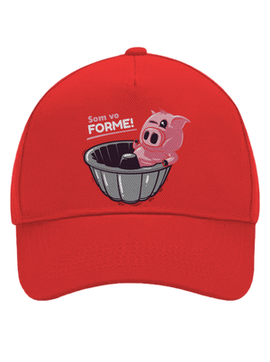 Vo forme šiltovka baseballka Classic Red