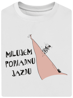 Milujem jazdu unisex tričko oversized White