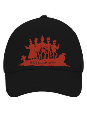 Punks Not Dead šiltovka baseballka Black