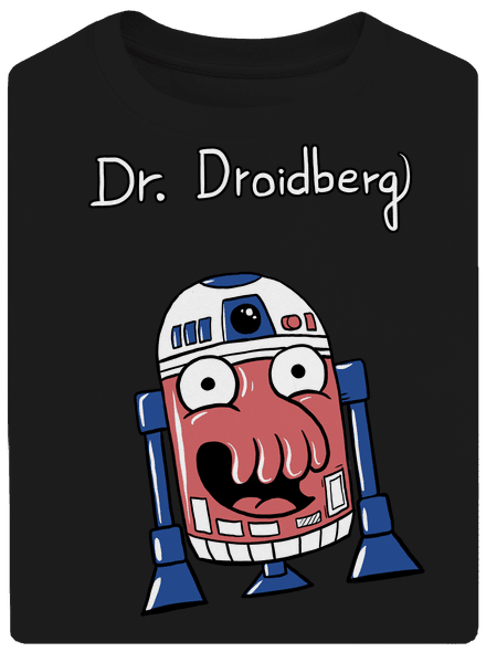 Dr. Droidberg unisex tričko oversized Black
