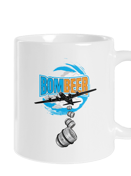 BomBeer klasický hrnček White