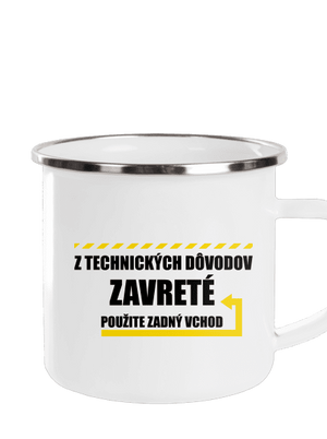 Zadný vchod plecháčik White