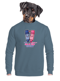 unisex mikina bez kapucne