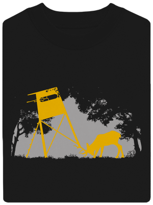 Lesná harmónia unisex mikina bez kapucne Black