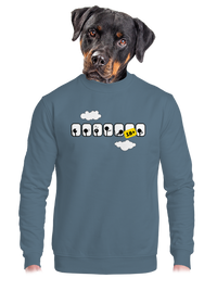 unisex mikina bez kapucne