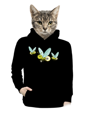 dámska mikina klokanka