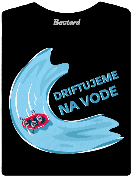 Driftujeme na vode dámske tričko prémium Black