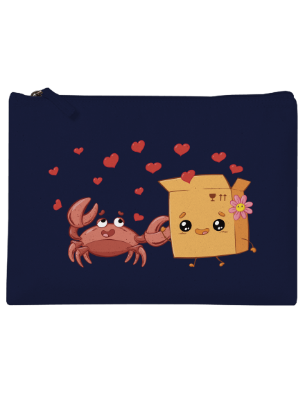 Krab a krabica taštička French Navy
