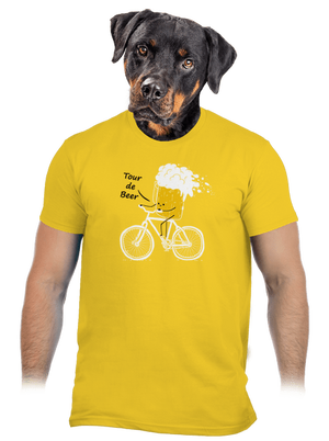 Tour de beer pánske tričko Gold