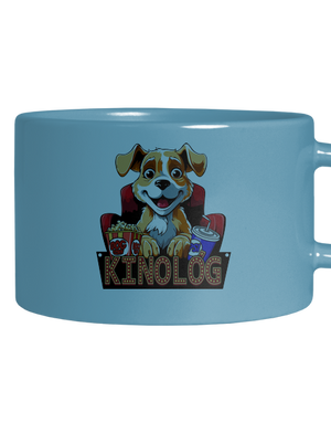 Kinológ hrnček makronka Blue Macaron