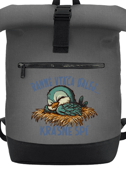 Ranné vtáča spí batoh Grey Marl