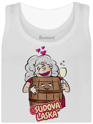 Osudová láska dámske tielko klasické White