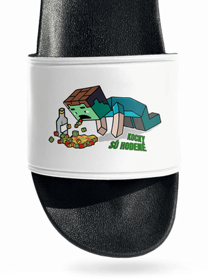 Kocky sú hodené šľapky White