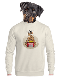 unisex mikina bez kapucne