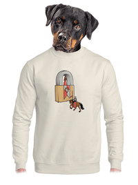 unisex mikina bez kapucne