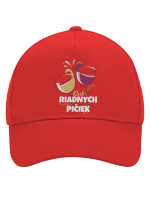 Klub riadnych pičiek šiltovka baseballka Classic Red