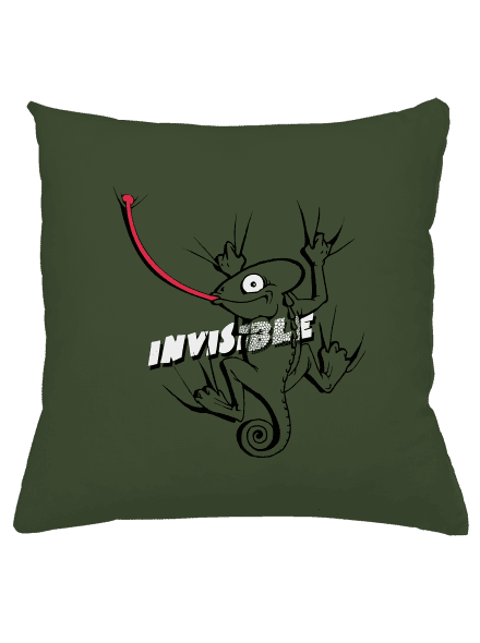Invisible chameleon vankúš Olive Green