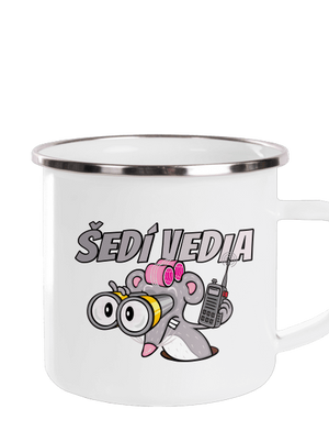 Šedí vedia - myš plecháčik White