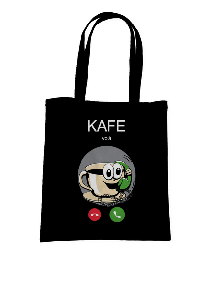 Kafe volá taška Black