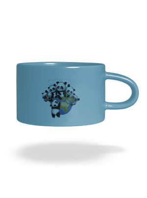 Pandamie hrnček makronka Blue Macaron