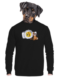 unisex mikina bez kapucne