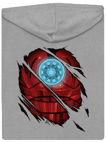 Ironman pánska mikina na zips Light Melange