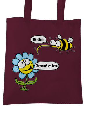 Chcem už len teba taška Burgundy