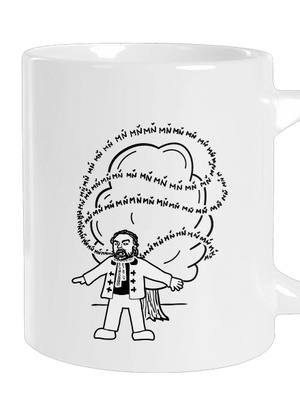Cimrman: MŇ MŇ MŇ veľký hrnček White