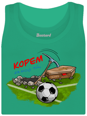 Kopem za svoj tím dámske tielko klasické Mint Mal