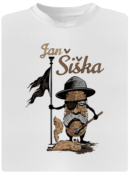 Jan Šiška detské športové tričko White