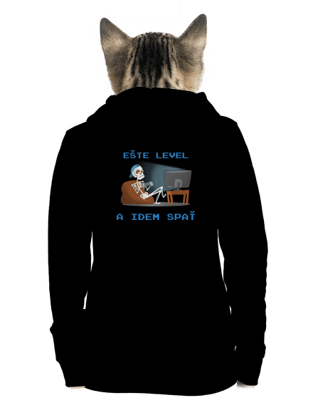 Ešte level dámska mikina na zips Black