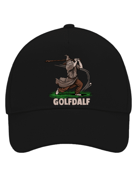Golfdalf šiltovka baseballka Black